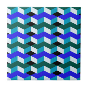 Azulejo ilusión óptica 3d