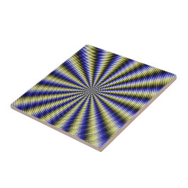 Azulejo Ilusión óptica en blanco y negro