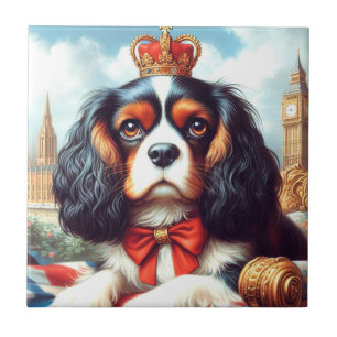 Azulejo Ilustracion Cavalier King Charles Spaniel
