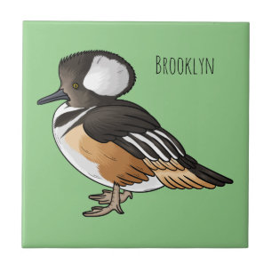 Azulejo Ilustración de dibujos animados de pato joyuyo