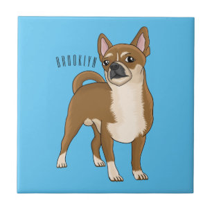 Azulejo Ilustracion de personalizado chihuahua