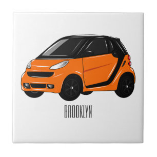Azulejo Ilustracion de personalizado de micro coches
