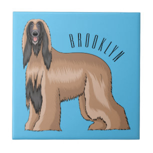 Azulejo Ilustracion de personalizado de perro de perro per