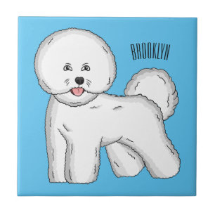 Azulejo Ilustracion de personalizado de perro frito de Bic