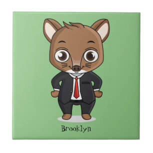 Azulejo Ilustracion de personalizado de rata