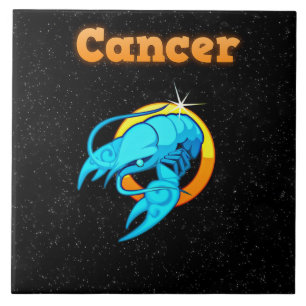 Azulejo Ilustracion del cáncer