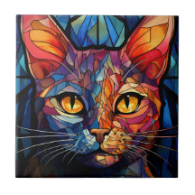 Ilustracion Gato de Cristal Manchado