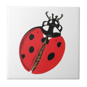 Azulejo Ilustracion Lady Bug