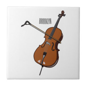 Azulejo Ilustracion personalizado Cello