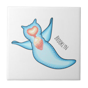 Azulejo Ilustracion personalizado de ángel de mar