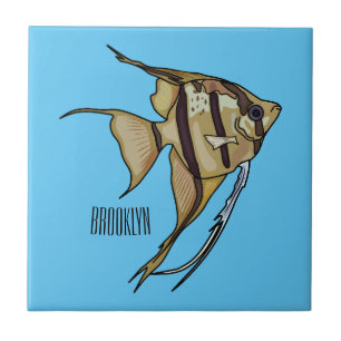 Azulejo Ilustracion personalizado de Angelfish