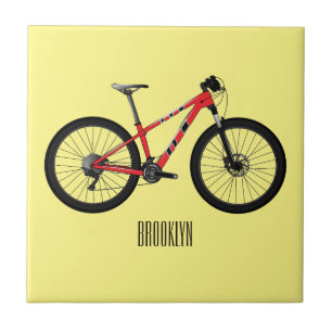 Azulejo Ilustracion personalizado de bicicletas