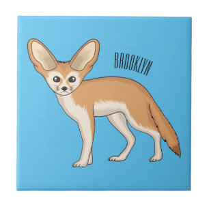 Azulejo Ilustracion personalizado de Fennec fox