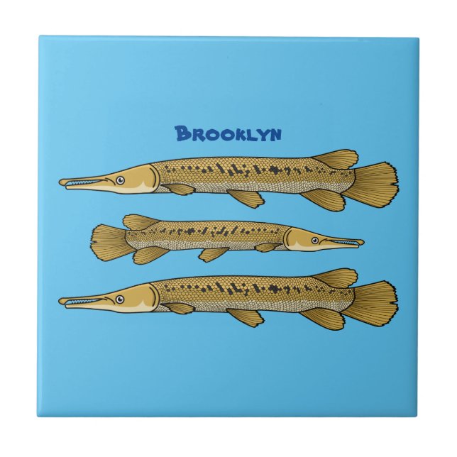 Azulejo Ilustracion personalizado de lagarto (Frente)