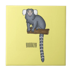 Azulejo Ilustracion personalizado de marmoset común