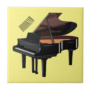Azulejo Ilustracion personalizado de piano