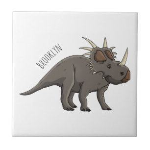 Azulejo Ilustracion personalizado de Styracosaurus