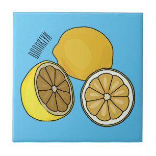 Azulejo Ilustracion personalizado limón