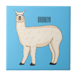 Azulejo Ilustracion personalizado Llama
