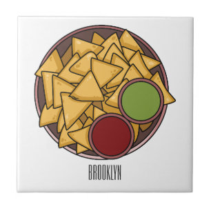 Azulejo Ilustracion personalizado Nachos