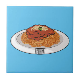 Azulejo Ilustracion personalizado Spaghetti