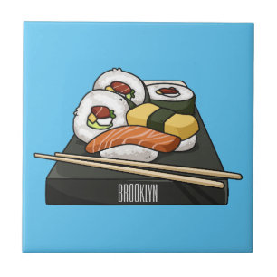 Azulejo Ilustracion personalizado Sushi