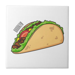 Azulejo Ilustracion personalizado Taco