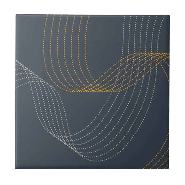 Azulejo Ilustracion sencillo, moderno, elegante, fresco y  (Frente)