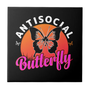 Azulejo ilustracion vectorial de diseño antisocial de mari