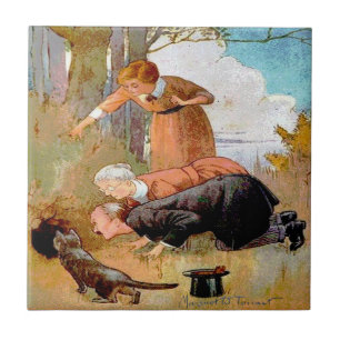 Azulejo Ilustracion Vintage Repro