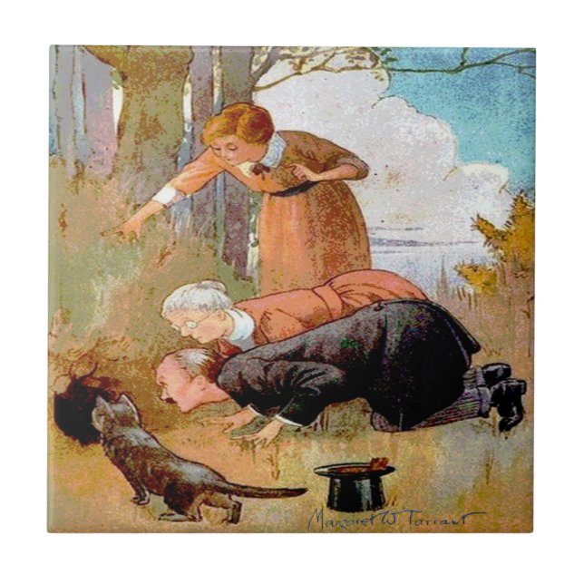 Azulejo Ilustracion Vintage Repro (Frente)