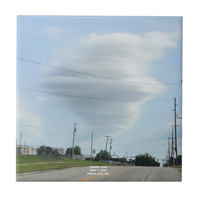 Azulejo Imagen en la nube de Twister (Frente)