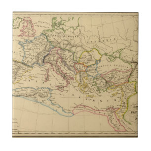 Azulejo Imperio romano debajo de Constantina y de Trajan