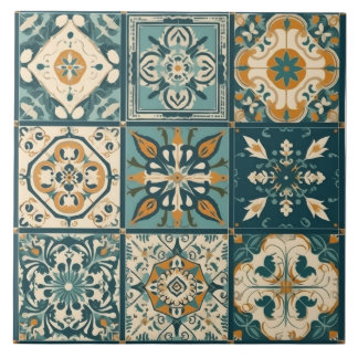 Azulejo Impermeable mosaico de cerámica mediterránea: 9 Mi