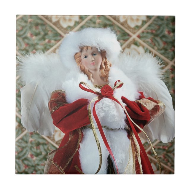 Azulejo Impresión de ángeles navidades encantadores (Frente)