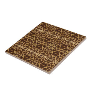Azulejo Impresión de animal de estampado de piel de jirafa