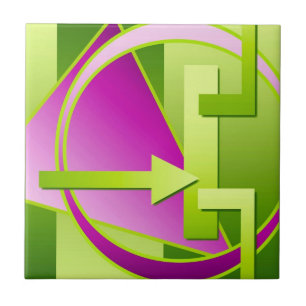 Azulejo Impresión de arte digital "Diagrama de circuito"