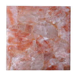Azulejo Impresión de Gemstone rosa rosa Quartz