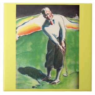 Azulejo Impresión de golf de 1934