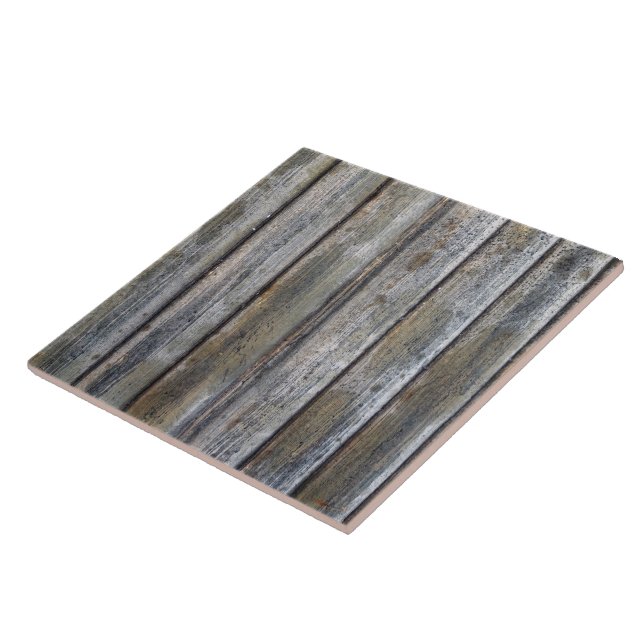 Azulejo Impresión de mosaico de madera (Lado)