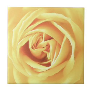 Azulejo Impresión de rosa amarilla