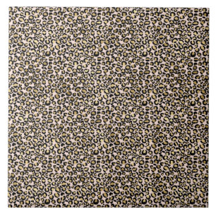 Azulejo Impresión rosa Rubor Gold Leopard