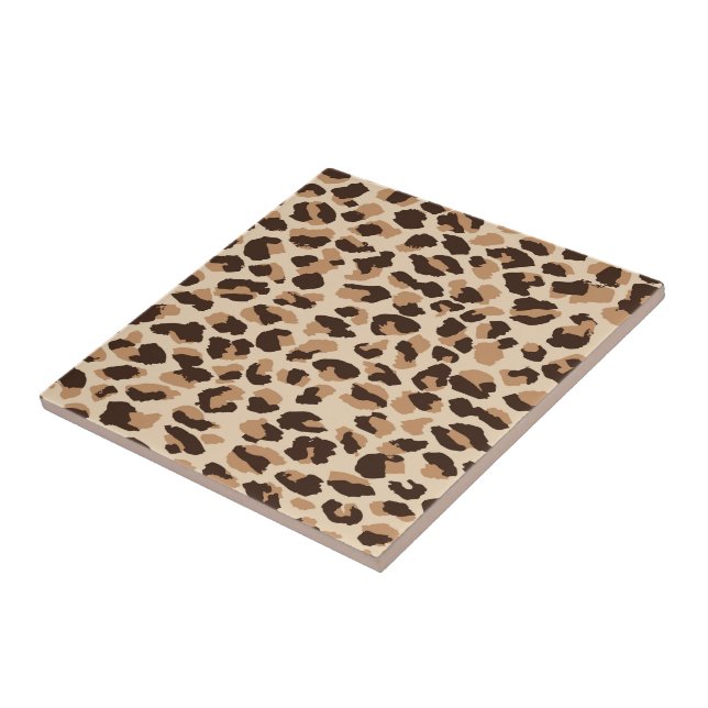 Azulejo Impresión Trivet Tile-Leopard (Lado)
