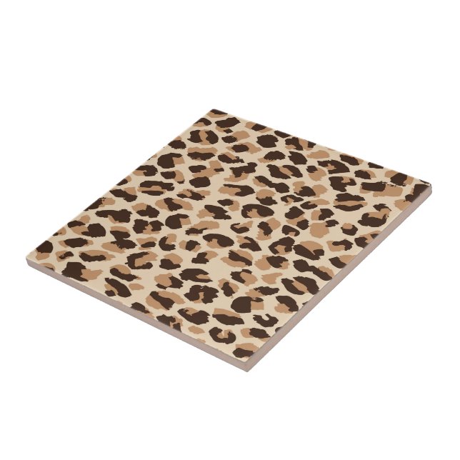 Azulejo Impresión Trivet Tile-Leopard (Lado)