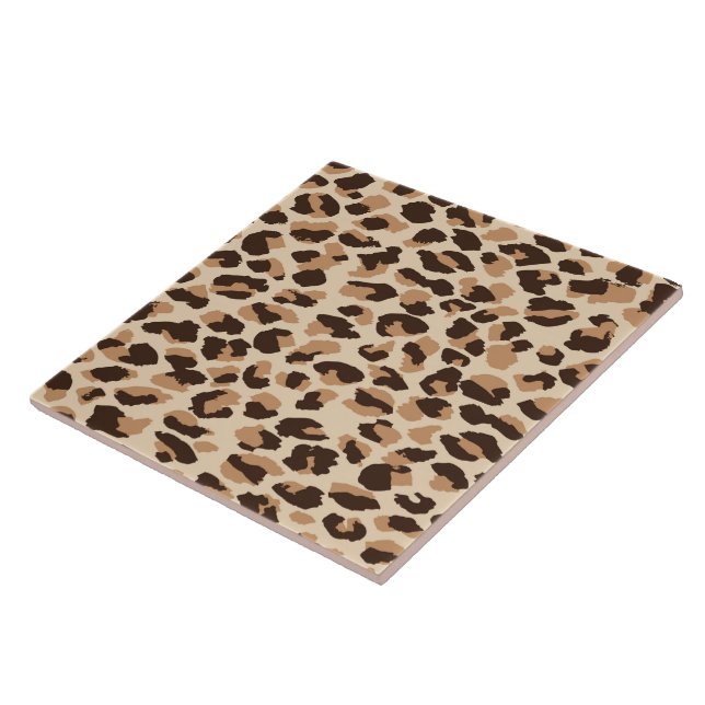 Azulejo Impresión Trivet Tile-Leopard (Lado)