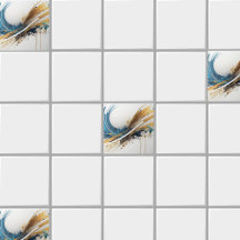 Impresionante Abstracto Tile Cerámico - Diseño vib