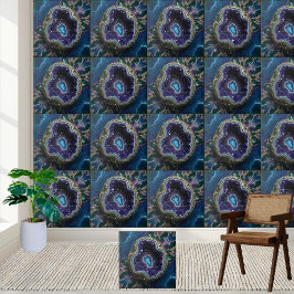 Azulejo Impresionante Amethyst Geode Tile