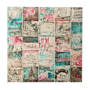 Azulejo Impresionante arte clásico moderno grunge rústico