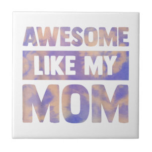 Azulejo Impresionante como mi madre haciendo pareja con la