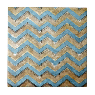 Azulejo Impresionante patrón de zigzag chevron fresco